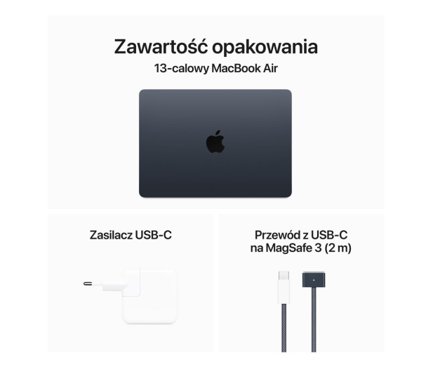 Apple MacBook Air M3/16GB/512/Mac OS Północ 10R GPU - 1228059 - zdjęcie 10